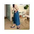 thumbnail image 6 of Crocowalk Women Flats Slip On Flat Shoes Comfort Boat Shoe Women's Party Fashion Non-slip Blue, Patent Leather Upper 7, 6 of 9