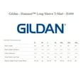 thumbnail image 5 of Gildan Hammer Long Sleeve T-Shirt Adult Men -GR40 100% Cotton Crew Neck Tee, 6 Pack, Black, XL, 5 of 5