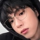 thumbnail image 1 of Gafas de estilo medio marco con montura de cejas y protección contra la luz azul Sven Scum Couple tr Gafas planas con montura de metal, 1 of 6