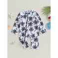 thumbnail image 3 of Baby Toddler Boys Rash Guard Swimsuit Long Sleeve Zip-up Shark/Spider Print Swimsuit 3 6 12 18 24 Months  Summer Swimwear Bathing Suit, 3 of 9