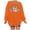 11-Orange261, variant on SONXAHE Women's Graphic Print Crew Neck Sweatshirt Oversized Fit Retro 90s Fall Pullover Tops