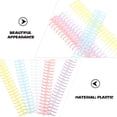 thumbnail image 3 of Plastic Binder Rings for Decor Assorted Color Lightweight and Durable 10pcs, 3 of 8