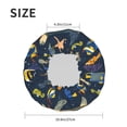thumbnail image 6 of Kdxio Undersea Animals Print Shower Cap for Women,Elastic and Reusable,Double Waterproof Layers Bathing Hat, 6 of 9