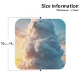 thumbnail image 2 of Naloa Cute Cloud Cat Coasters for Set of 4 - PU Leather Coasters, Coasters for Table Cup Tea Coffee Beer, Decorative for Kitchen Homedecor (Round), 2 of 6