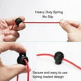 thumbnail image 6 of 6pcs Spring Cord Lock Plastic Cord End Fastener Hole Toggle Stopper Slider Black, 6 of 7