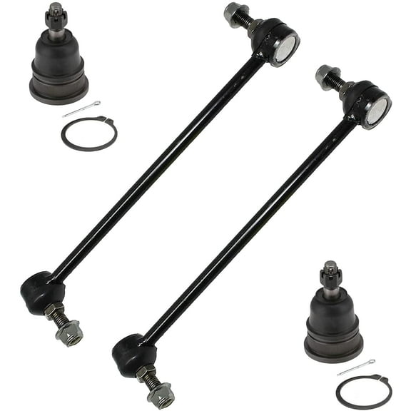Detroit Axle - Front Lower Ball Joints   Sway Bars Replacement for 2008-2016 Town & Country Dodge Grand Caravan - 4pc Set