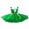 thumbnail image 3 of Robe de Noël pour Filles avec Nœud Sans Manches Patchwork en Tulle, 3 of 4