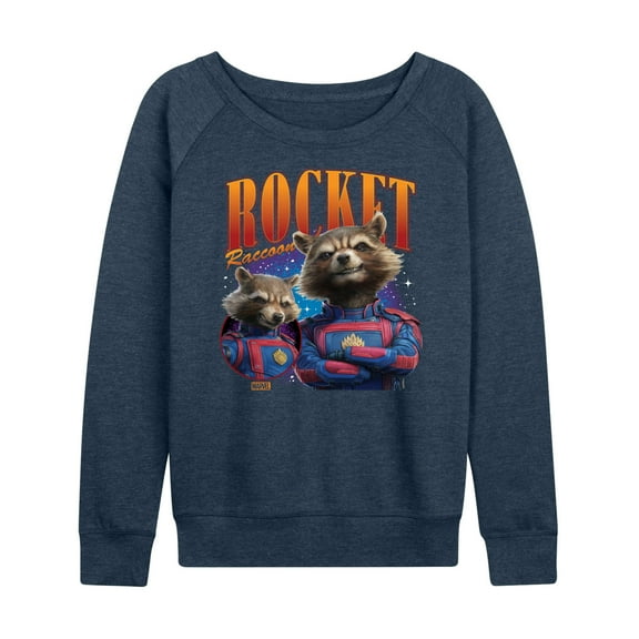 Marvel Guardians of the Galaxy - Rocket Raccoon - Women's French Terry Pullover Sweatshirt