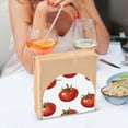 thumbnail image 6 of Tomatoes in White Napkin Holders for Tables Napkin Stand Paper Holder Organizer Tabletop Tissue Box Dispenser, 6 of 8