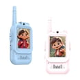 thumbnail image 2 of 2 walkie-talkies con video y interfono recargable para niños de 3 a 12 años. Rosa Azul, 2 of 6