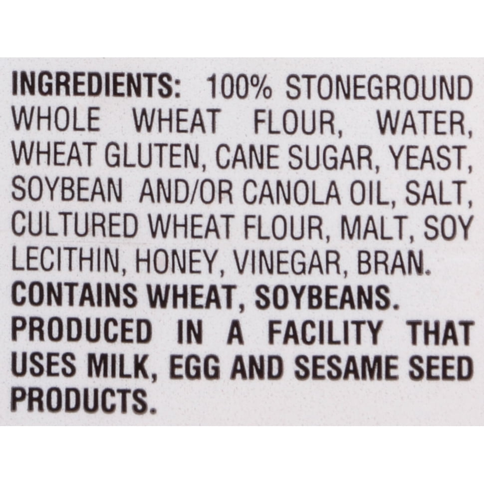 Country Kitchen All Natural Whole Grain 100% Whole Grain Wheat Bread, Soft Wheat Bread, 24 oz Loaf, Shelf-Stable