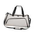 thumbnail image 2 of Bolsa de viaje con compartimento para zapatos, bolsa deportiva para gimnasio, para ropa, portátil Blanco, 2 of 9