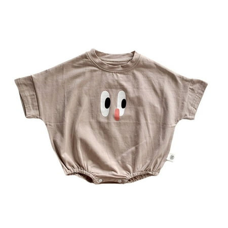 

Larisalt Infant Fall Overall Romper Boys Baby Boys Long Sleeve Tricot Taping Coverall Khaki