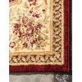 thumbnail image 5 of Unique Loom Phillipe Versailles Rug Red/Cream 7' 10" x 11' Rectangle Floral French Perfect For Living Room Bed Room Dining Room Office, 5 of 6
