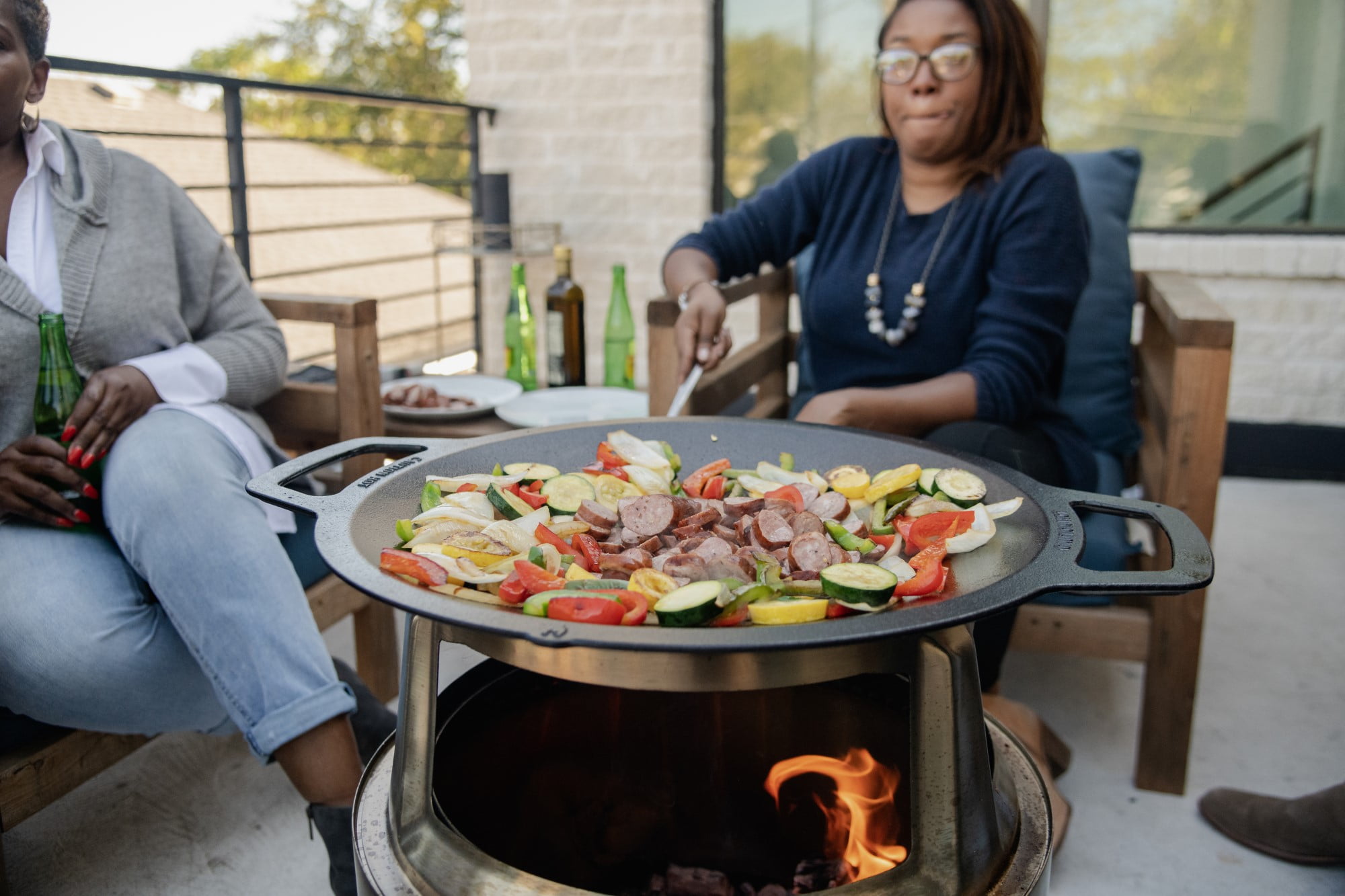 Buy Solo Stove Yukon Wok + Hub, Cast Iron Cookware with Stainless steel