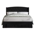 thumbnail image 4 of HMD Fauna King Tufted Upholstered Storage Panel Bed, Black, 4 of 5