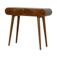 thumbnail image 2 of Lesuto Chestnut London Console Table - Nordic Style, Wood, 2 Drawers, 2 of 11