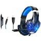 thumbnail image 1 of CADA G90000 Auriculares con cable Sonido estéreo Auriculares para juegos Auriculares con micrófono con aislamiento de ruido, Negro Azul, sin cable divisor Inevent EL000014-01B, 1 of 6
