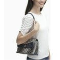 thumbnail image 2 of KATE SPADE New York natalia lurex stripe Small flap shoulder bag Nightcap Multi / Silver, 2 of 3
