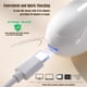 thumbnail image 5 of Afeitadora eléctrica para mujeres: Kit de depilación y depilación indoloro 2 en 1, uso en seco y húmedo, inalámbrica, recargable tipo C con recortador de vello facial, cabezal de afeitado de 3 hojas y, 5 of 5