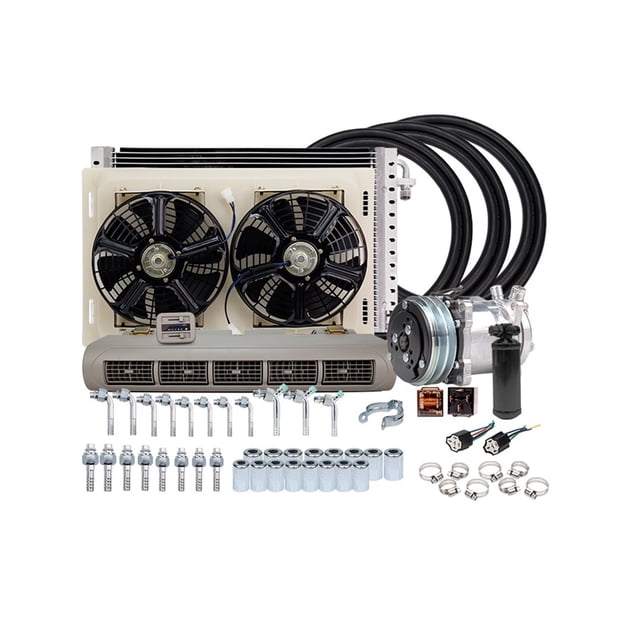 Universal A/C Air Conditioning Evaporator Assembly Kit For Truck Bus Caravan Trailer RV Recreational Vehicle AC Cooling System ,Energy Saving