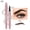 Dark Brown, variant on QIC Waterproof Micro-Fork Eyebrow Pencil, Long-Lasting Brow Pen for Natural Hair-Like Strokes, Smudge-Proof Makeup Tool for Daily Use & Soft Glam