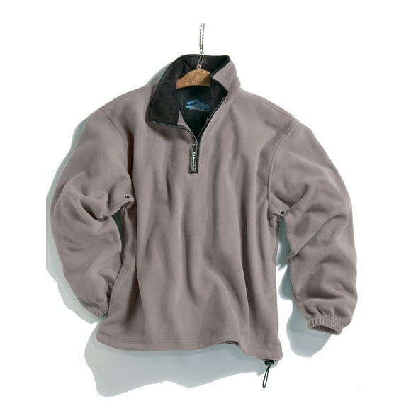 Escape 7100 Micro Fleece Pullover, Medium, Heather Gray/Black