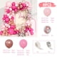 thumbnail image 3 of Kit de arco de guirnalda de globos de oro rosa y rosa para decoración de fiestas de cumpleaños, suministros para fiestas de cumpleaños y bodas para niños, decoración para baby shower, globos de látex, 3 of 5
