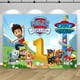 thumbnail image 2 of Fondo de fotografía para fiesta de cumpleaños de Paw Patrol Feliz Cumpleaños personalizado para niños de 1.º y 2.º año, pancarta de fotos para baby shower, 2 of 5