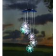 thumbnail image 2 of Plow & Hearth Color Changing Solar Mobile with 3D Flowers, 2 of 5