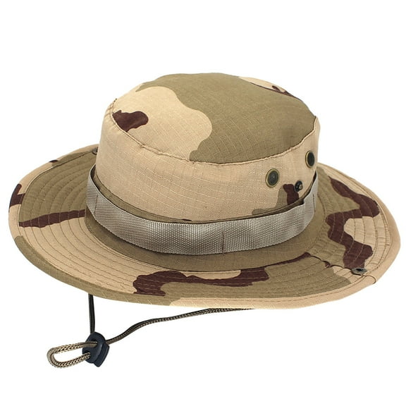 Charmgo Trucker Hat Clearance, Outdoor Hiking Fishing Hat Fisherman's Hat Casual Jungle Round Brimmed Hat Men's and Women's Hiking Hats Bucket Hat Baseball Cap, Sun Hats for Women White