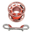 thumbnail image 2 of Fishing Line Reel, 15m Cable  Diving Reel Aviation Aluminum Diving Line with Double Ended Hook for Outdoor Boating Marine Operations, 2 of 7