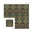 thumbnail image 4 of NextWall Aegean Blue & Clay Deco Dragonfly Peel and Stick Wallpaper, 4 of 7