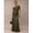 Army Green-XS, variant on Green One-Shoulder Ruched Maxi Dress Formal Evening Gown