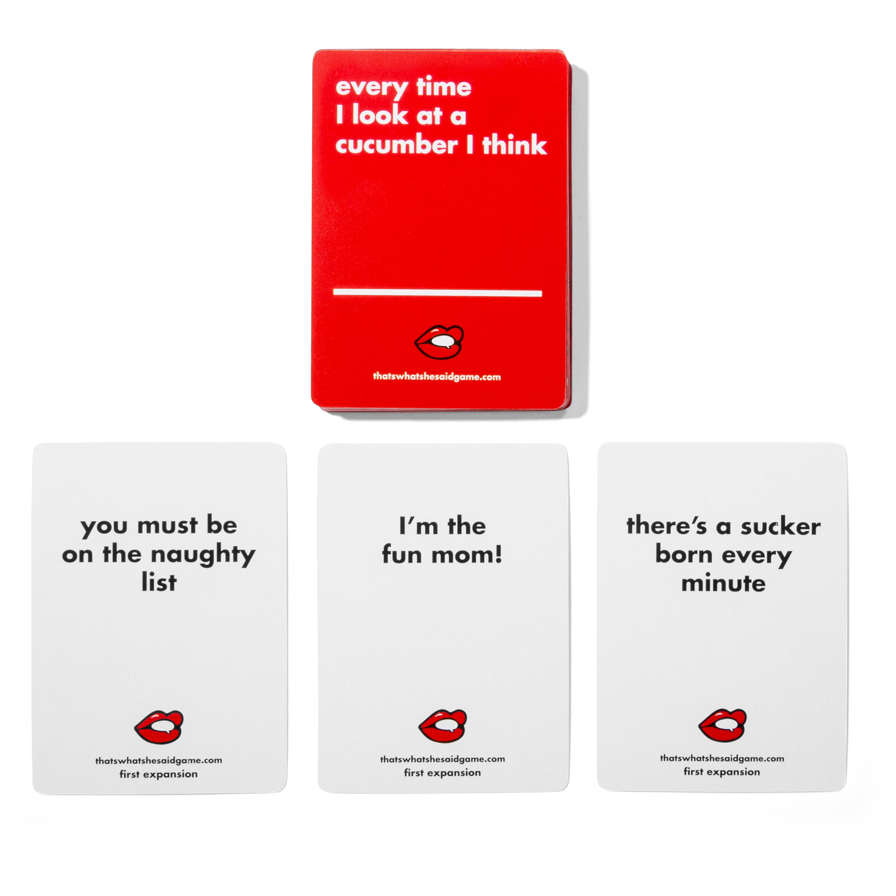 That's What She Said Adult Game First Expansion 50red Setup 50white Phrase Cards for sale online 