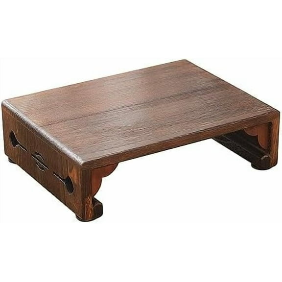 Wood Bed Step Stool,Wide Wooden Stepping Stool for Kids & Adults,Desk Foot Stool,4 inch Step Stool,Low Footrest Step Platform,Surface 15.8"x11.8"$$Home Decor, Kitchen, & Other