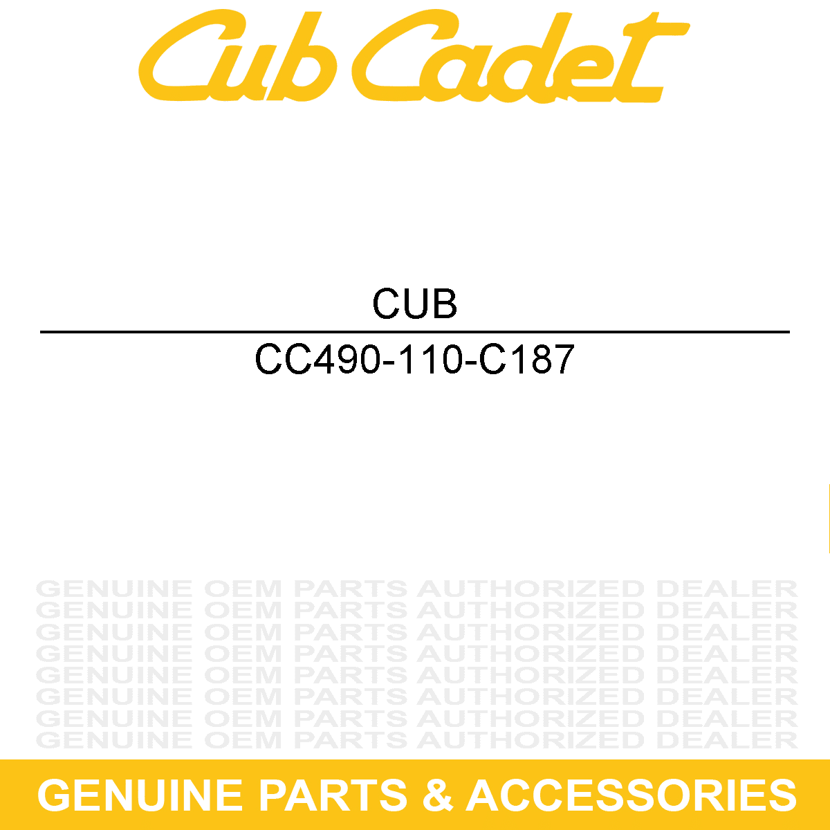 Cub Cadet 490-110-C187 60" Deck Lawn Mower Blade for Cub Cadet Ultima ZT2 Mowers