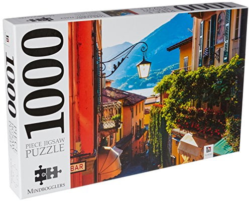 Premium Jigsaw Puzzle 1000 Pieces for Adults Italian Traditional Lake Village