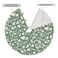thumbnail image 2 of Sikiie Flowers With Leaves 30-48 inches {designName} Print Christmas Tree Skirt Snowman Xmas Tree Skirt with Edge Christmas Decorations for Holiday Party36", 2 of 7