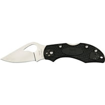 SPYDERCO BYRD ROBIN2 LTWT FOLDER 2.4" 8CR13MOV SS FLAT GROUND FRN BLK