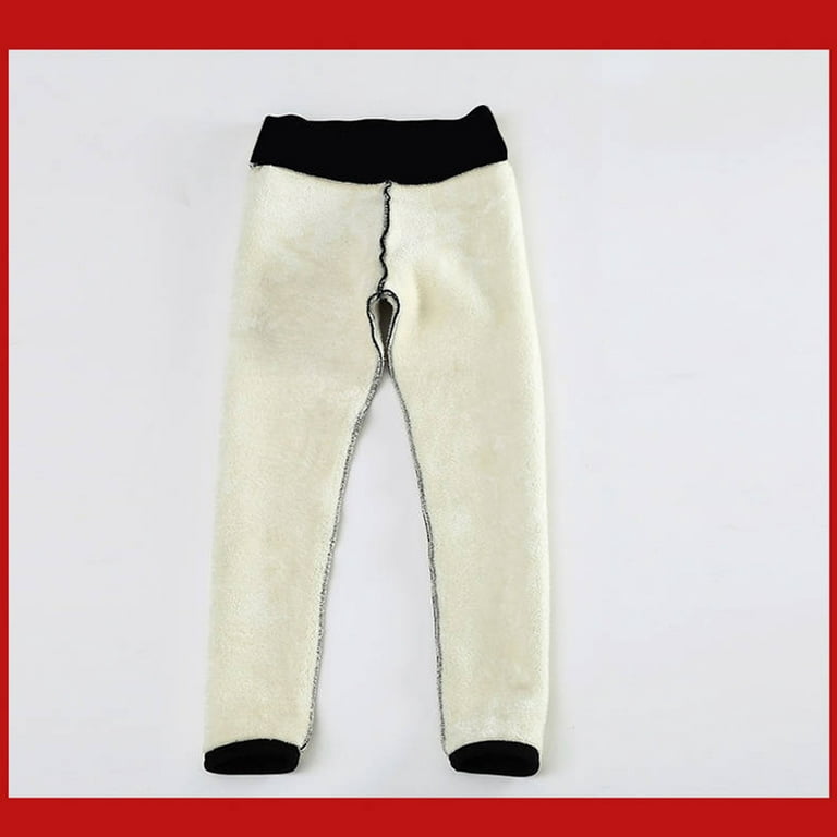 Super Thick Cashmere Wool Leggings Windproof and Cold Lasting Warmth Warm  Women Elastic Tight Leggings Pants New 
