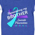 thumbnail image 4 of Inktastic Remembering my Brother- suicide prevention awareness Boys or Girls Baby Bodysuit, 4 of 5