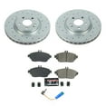 thumbnail image 3 of PowerStop Front Z23 Evolution Sport Carbon-Fiber Ceramic Brake Pad and Drilled & Slotted Rotor Kit Fits: INFINITI MERCEDES-BENZ Select Models K7674, 3 of 10