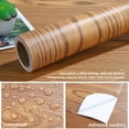 thumbnail image 5 of Papel de contacto con textura de madera, papel tapiz despegable y pegado, renovación de muebles, pegatinas de vetas de madera chinas autoadhesivas y desmontables, 5 of 5