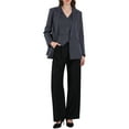 thumbnail image 2 of INSPIRE CHIC Women's Double Breasted Vintage Office Dressy Striped Suit Blazer 2XL 2, 2 of 5