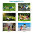 thumbnail image 4 of Beach Blanket   Waterproof Sandproof Blanket  79”x83” SandFree Beach Blanket Mat for Family (2-7)  Large Oversized Blanket  Portable Outdoor Camping Blankets, 4 of 10