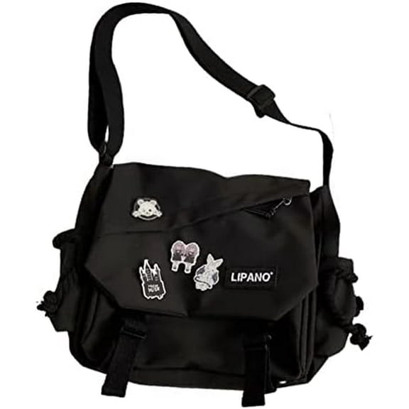 Kawaii Backpack with Kawaii Stuffs Messenger Bag Japanese Harajuku Crossbody Bags for Women