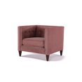 thumbnail image 1 of Jack Tufted Tuxedo Accent Arm Chair Ash Rose, 1 of 10