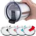 thumbnail image 3 of 2 PCS Splash Spill Proof Lid for RTIC YETI Ozark Trail Rambler 30 Oz Tumbler Cup, 3 of 13