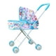 thumbnail image 5 of Cochecito de muñecas plegable, carrito de empuje para desarrollo temprano, juguete para niñas y niños pequeños Azul, 5 of 9